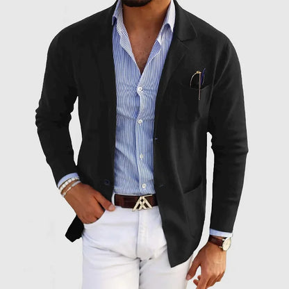 LAURENT MONACO | BLAZER LUXUEUX POUR HOMME EN MATÉRIAU SOUPLE