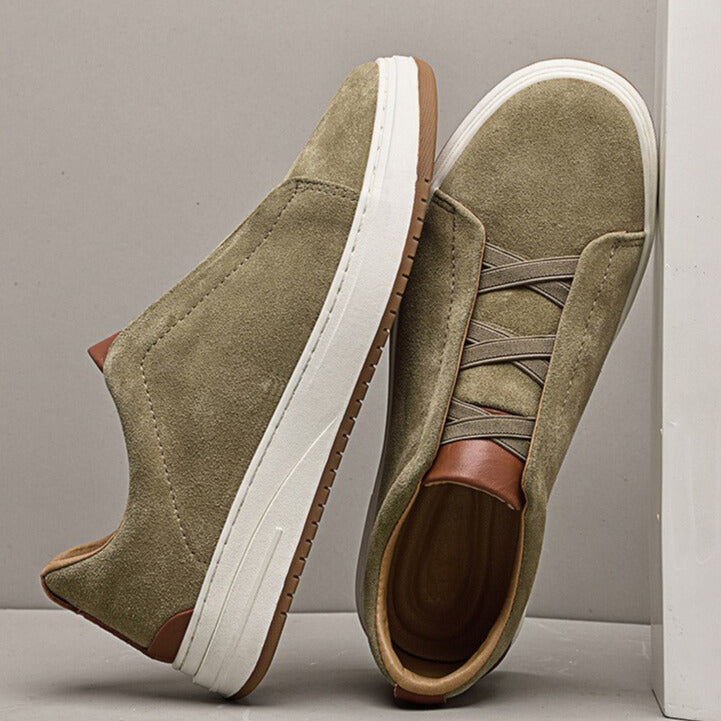 MONVIEL | MENS SUEDE SLIP-ONS