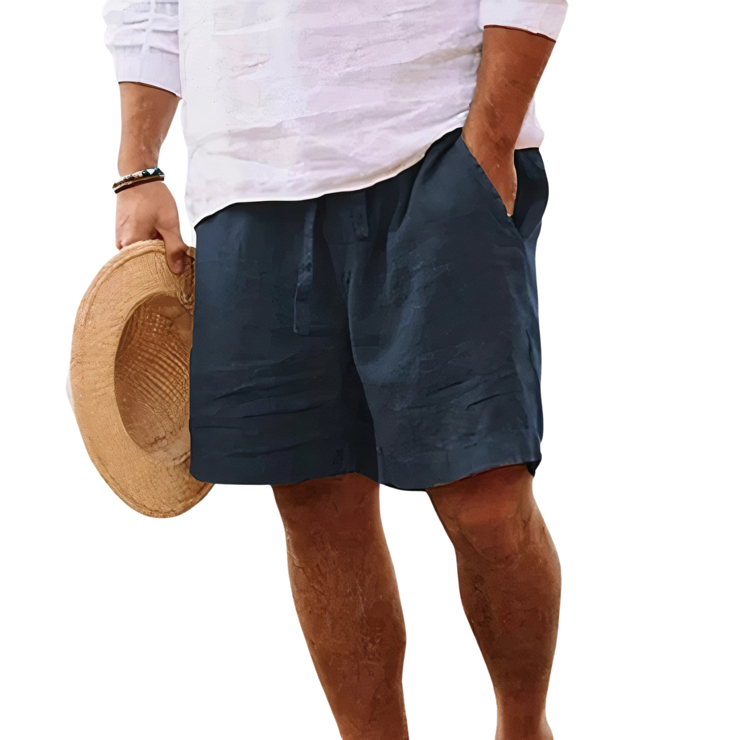MANSSINO™ | Men's Linen-Blend Drawstring Shorts