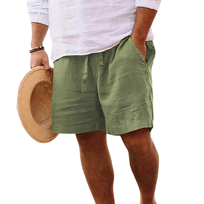 MANSSINO™ | Men's Linen-Blend Drawstring Shorts