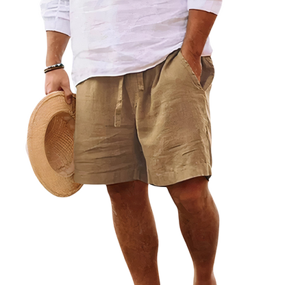 MANSSINO™ | Men's Linen-Blend Drawstring Shorts