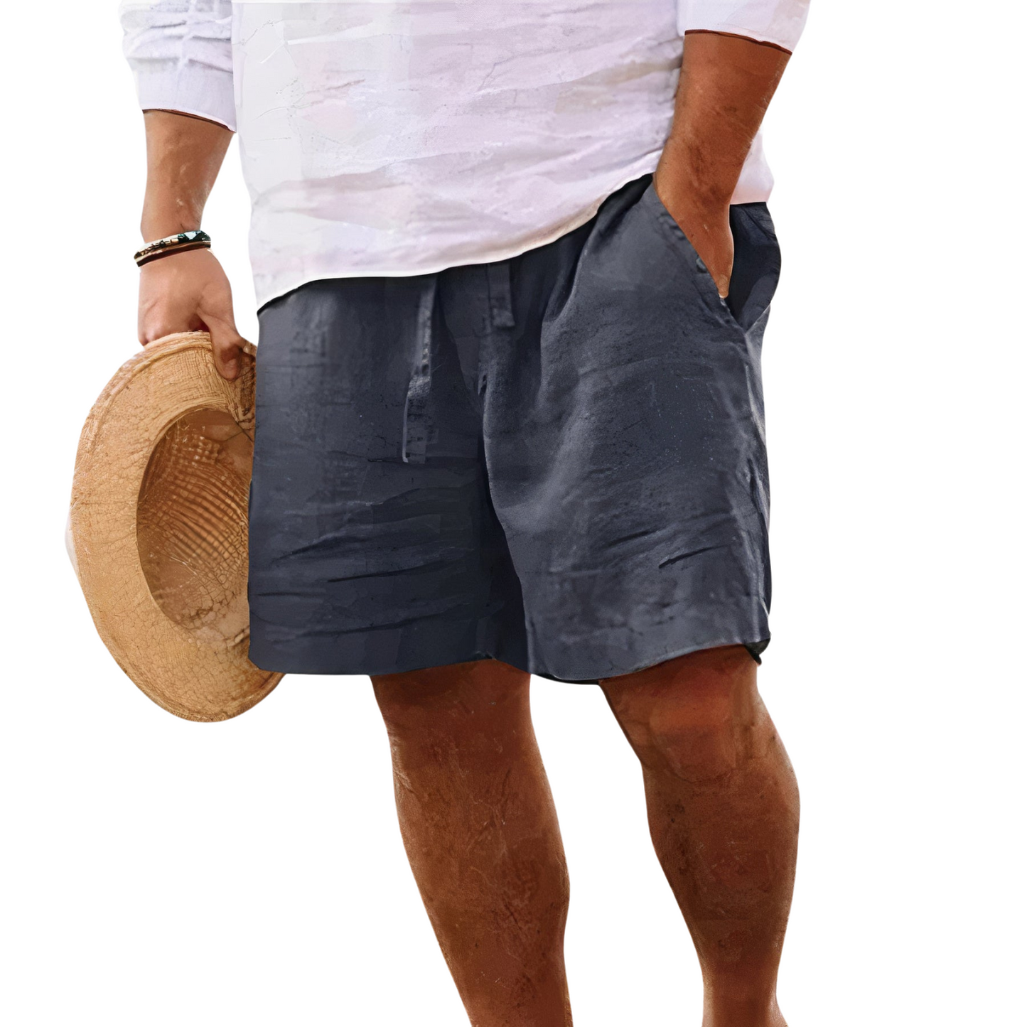MANSSINO™ | Men's Linen-Blend Drawstring Shorts