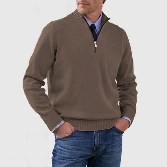 MONVIEL™ | Anti-Pill Mid-Zip Knit