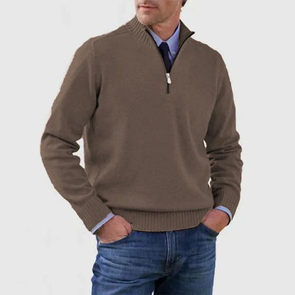 MONVIEL™ | Anti-Pill Mid-Zip Knit