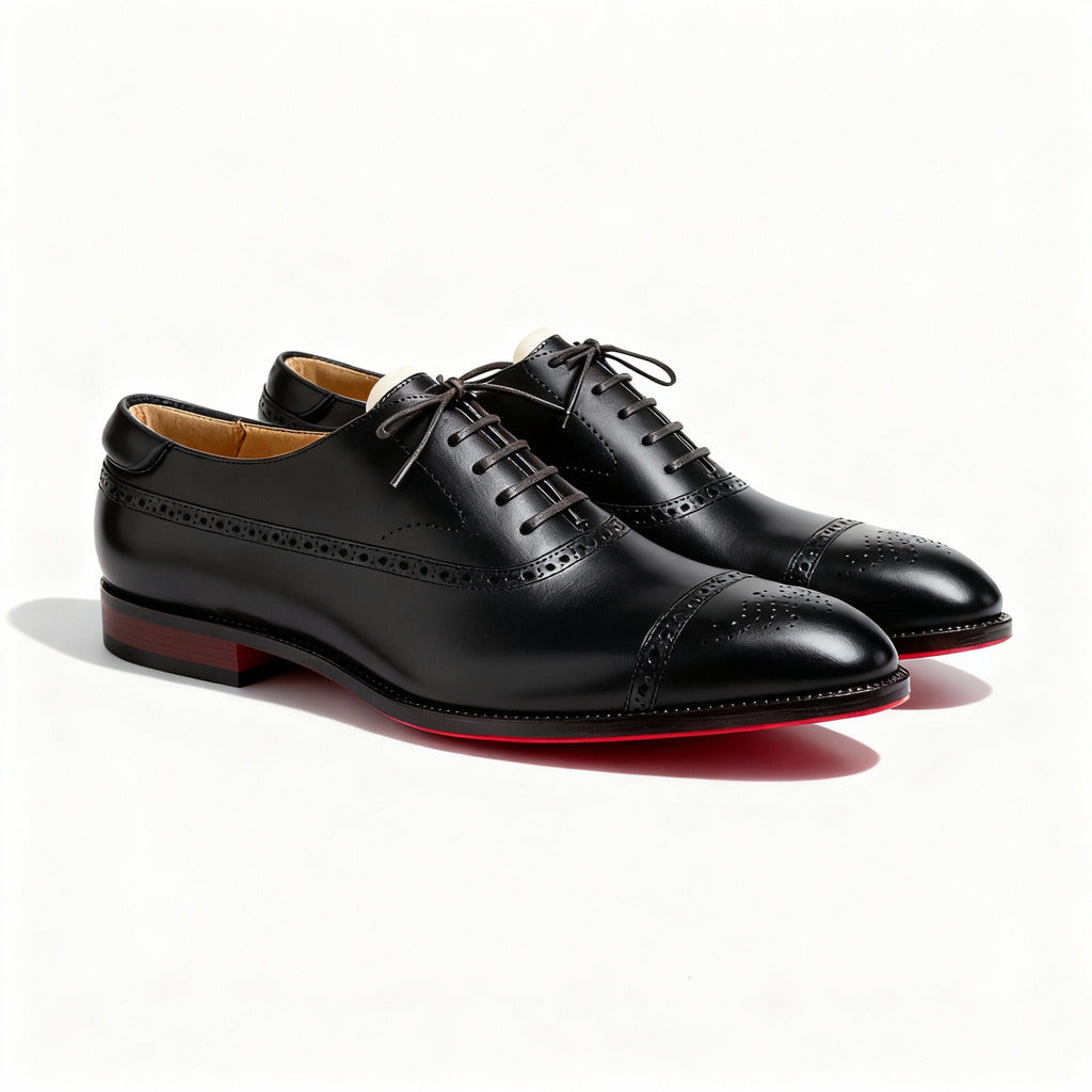 MANSSINO™ | Men's Cap-Toe Oxford Brogues