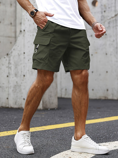 MANSSINO™ | Men's Relaxed Polyester Cargo Shorts