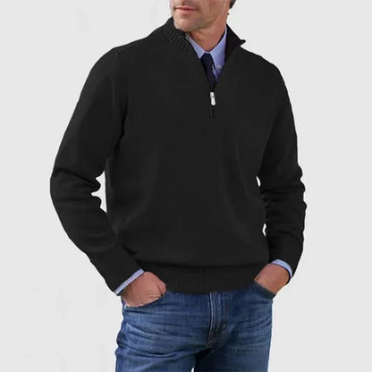 MONVIEL™ | Anti-Pill Mid-Zip Knit