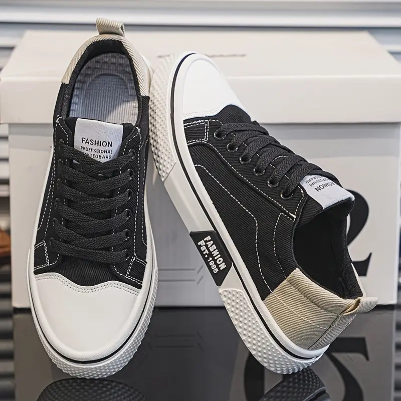 MONVIEL™ | Canvas Low-Top Trainer