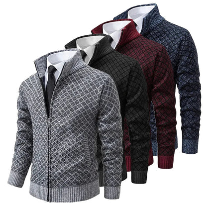MANSSINO™ | Men's Waffle Knit Zip Gilet