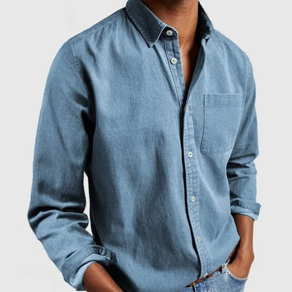 MONVIEL | Button-Up Polo-Collar Shirt