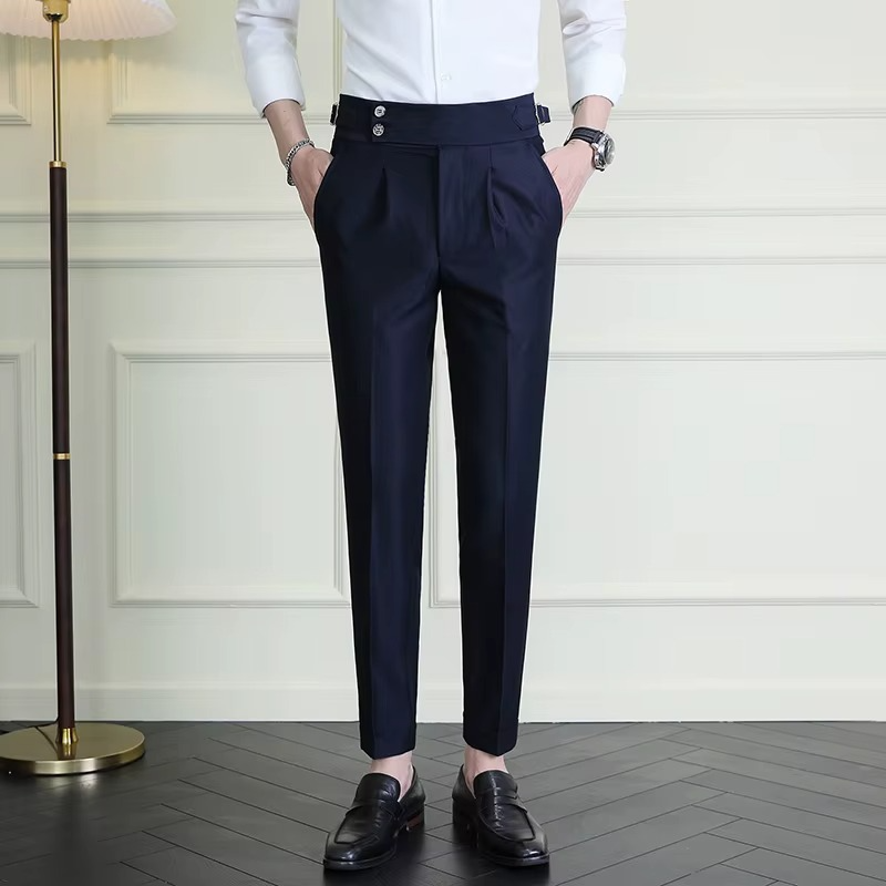 MONVIEL™ | Men's High-Waist Tailored Trousers