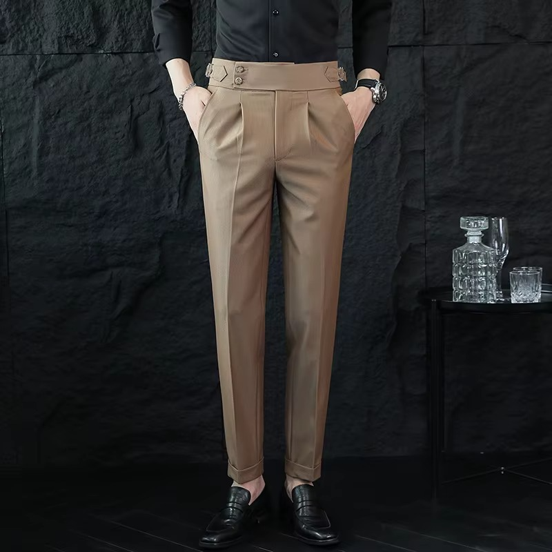 MONVIEL™ | Men's High-Waist Tailored Trousers