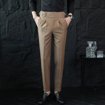 MONVIEL™ | Men's High-Waist Tailored Trousers