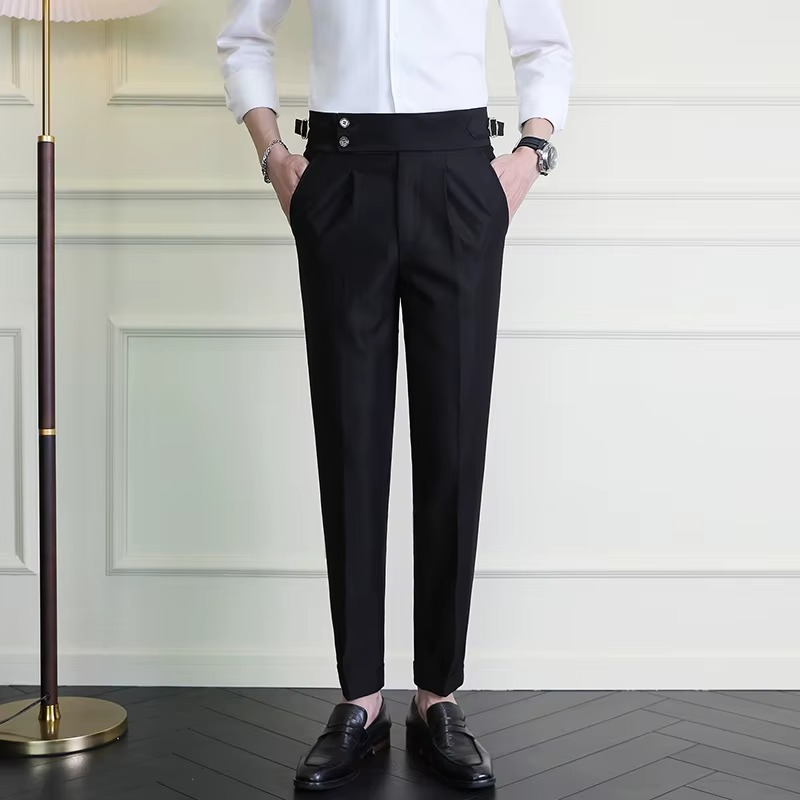 MANSSINO™ | Men's High-Waisted Tailored Trousers