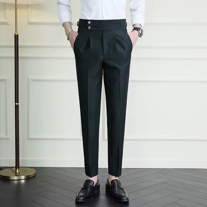 MONVIEL™ | Men's High-Waist Tailored Trousers