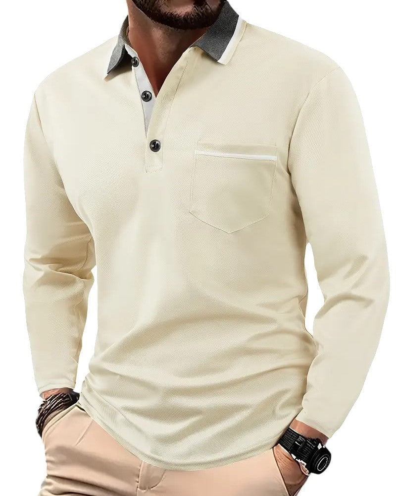 MONVIEL | Classic Long-Sleeve Polo