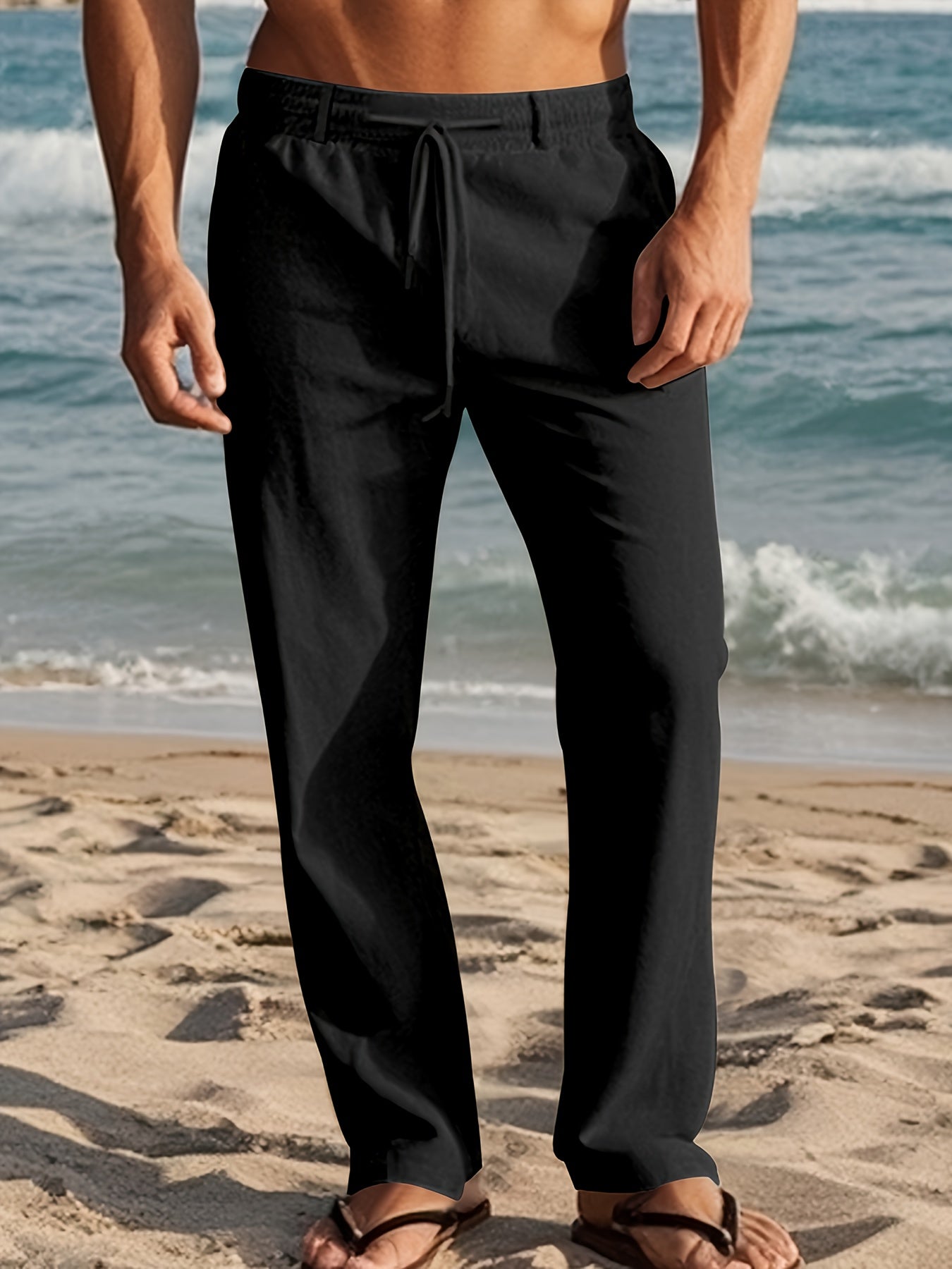 MONVIEL™ | Men's Drawstring Linen Trousers