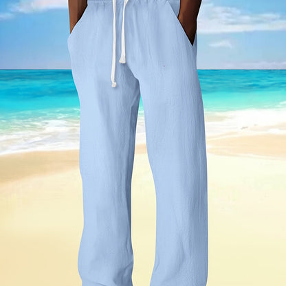 MONVIEL™ | Men's Cotton-Linen Drawstring Trousers