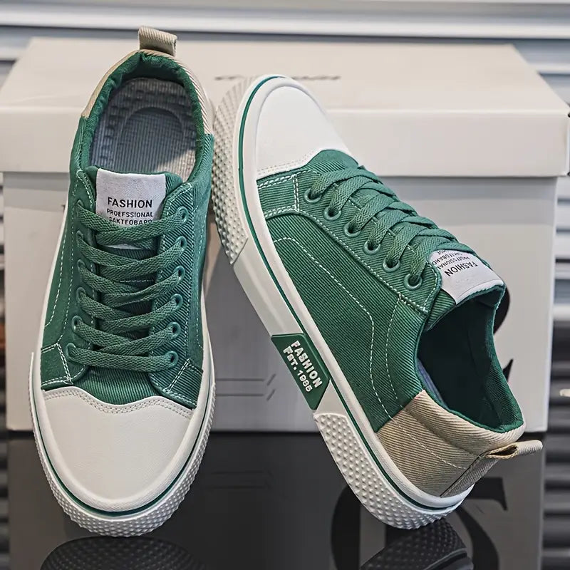 MONVIEL™ | Canvas Low-Top Trainer