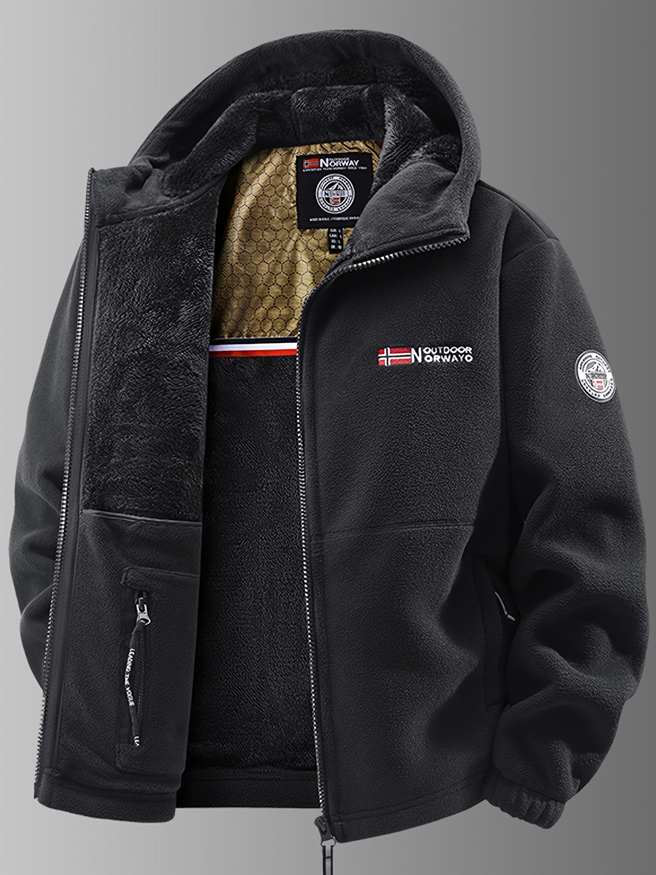 MONVIEL™ | Thermal Fleece Hooded Jacket