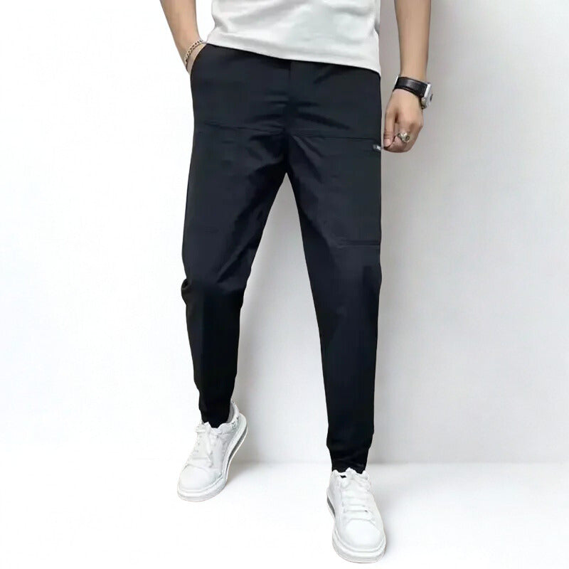 MONVIEL  | Ultra-stretch cargo trousers