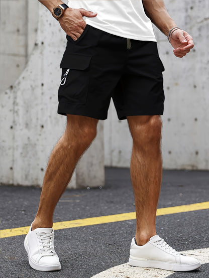 MANSSINO™ | Men's Relaxed Polyester Cargo Shorts