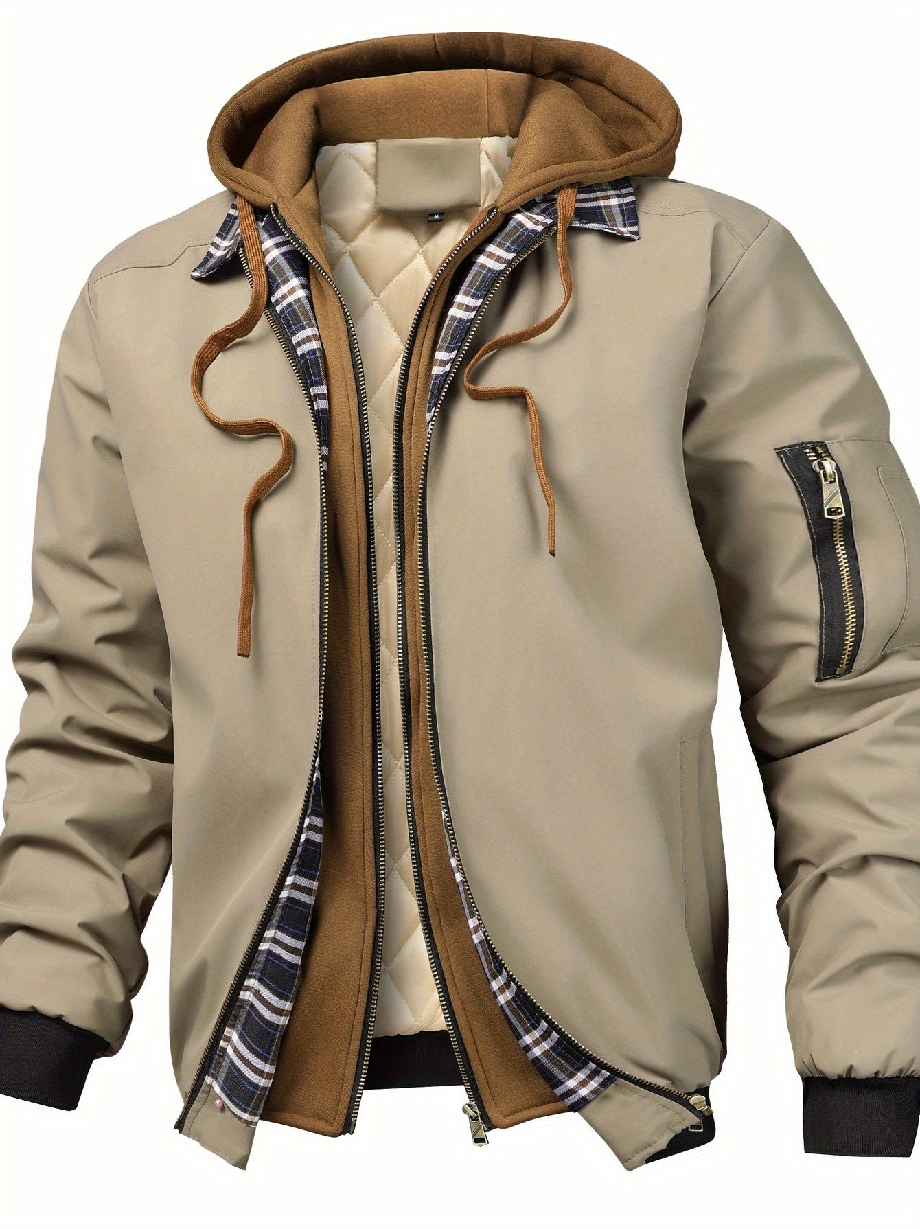MANSSINO™ | Padded Hooded Bomber