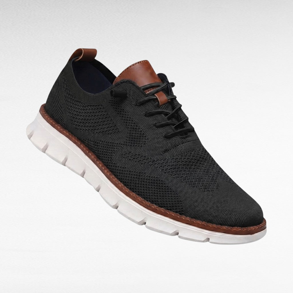 MANSSINO™ | Men's Knit Lace-Up Low Sneaker