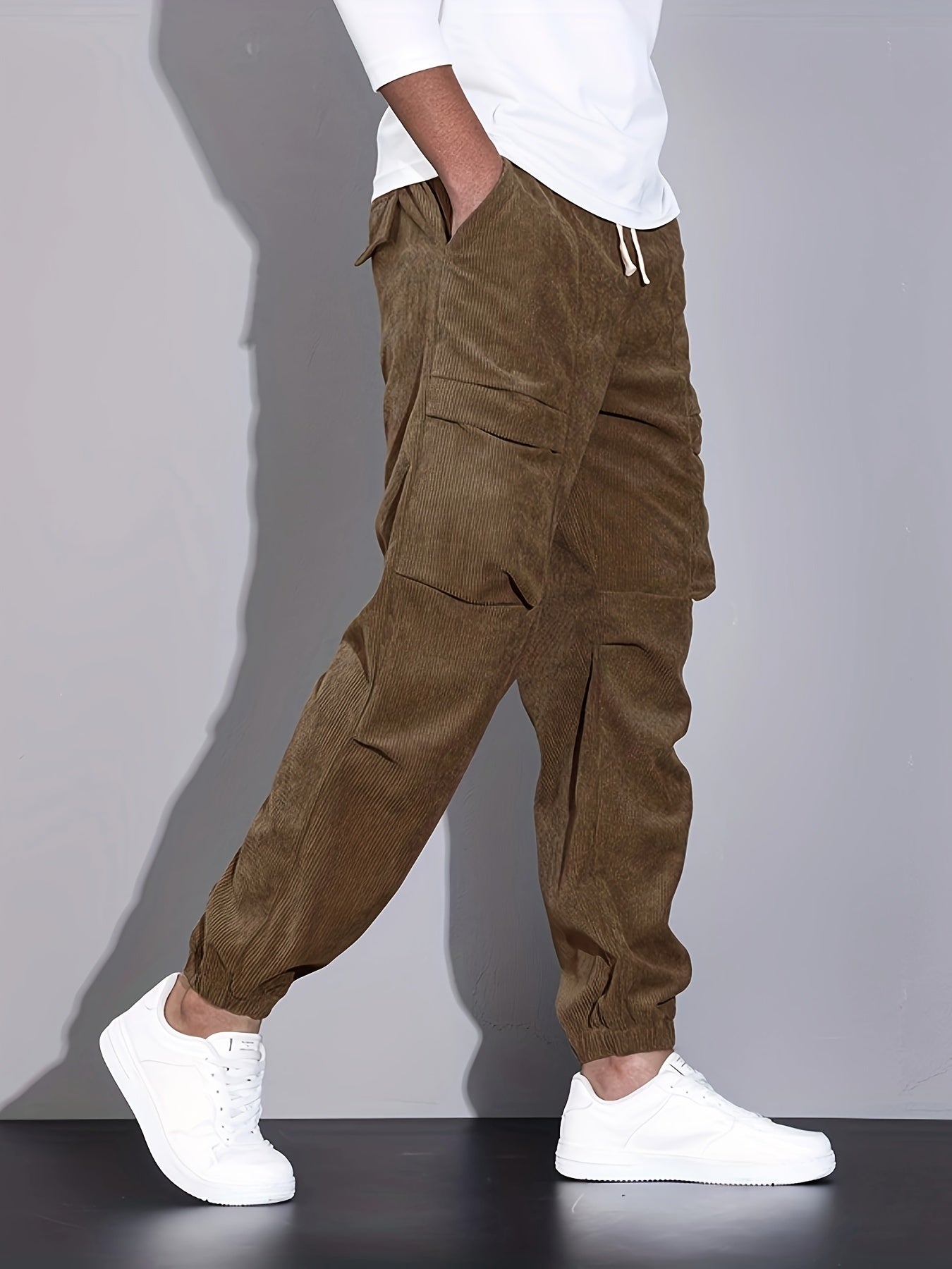 MONVIEL™ | Men's Corduroy Cargo Trousers