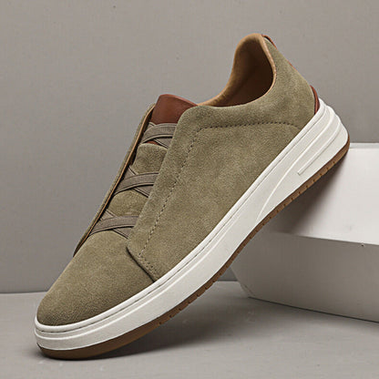 MONVIEL | MENS SUEDE SLIP ONS