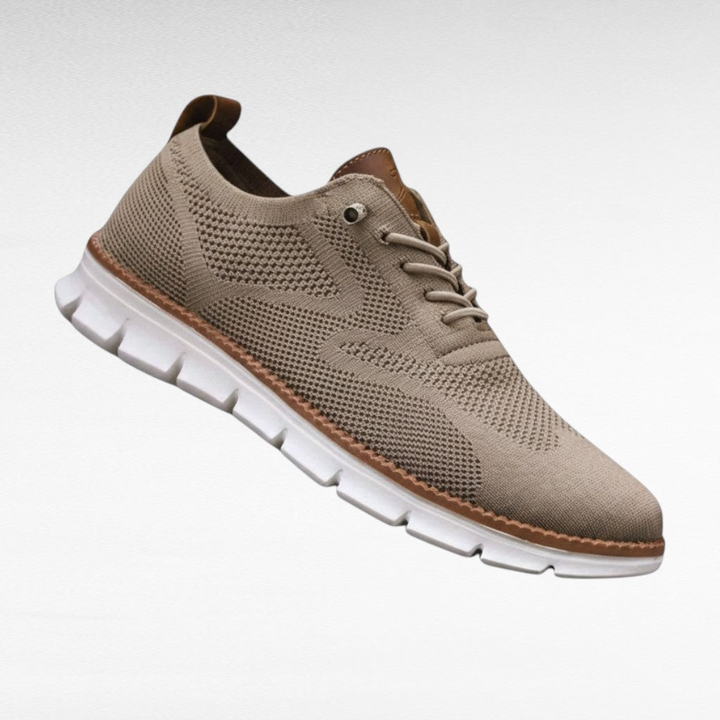 MANSSINO™ | Men's Knit Lace-Up Low Sneaker
