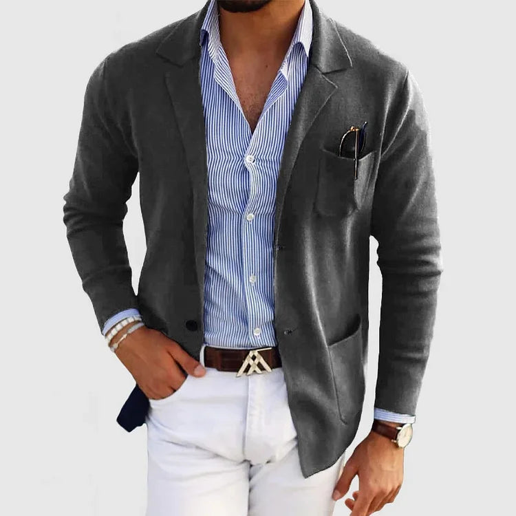 LAURENT MONACO | BLAZER LUXUEUX POUR HOMME EN MATÉRIAU SOUPLE