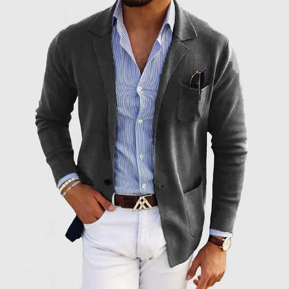 LAURENT MONACO | BLAZER LUXUEUX POUR HOMME EN MATÉRIAU SOUPLE