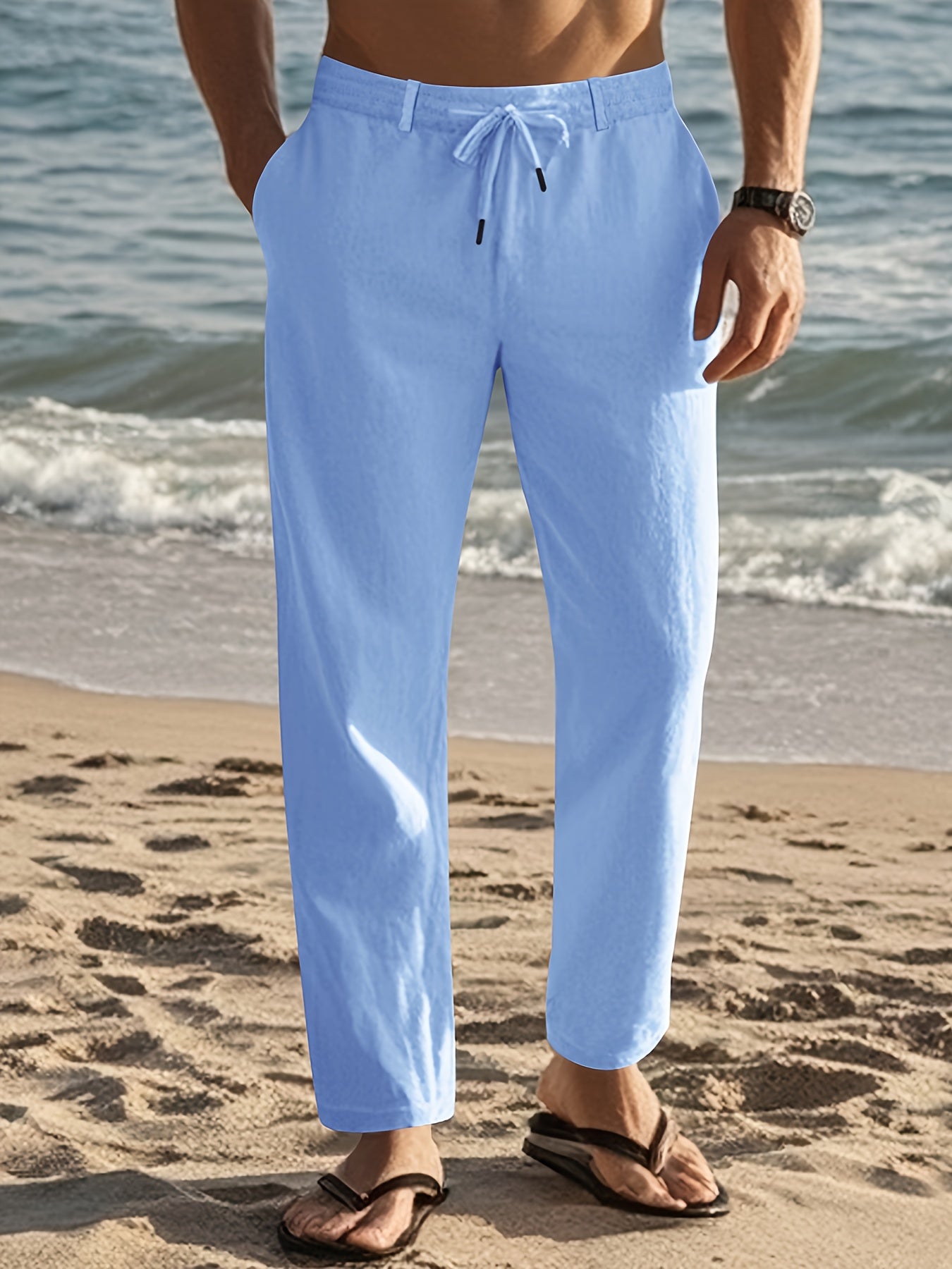 MONVIEL™ | Men's Drawstring Linen Trousers