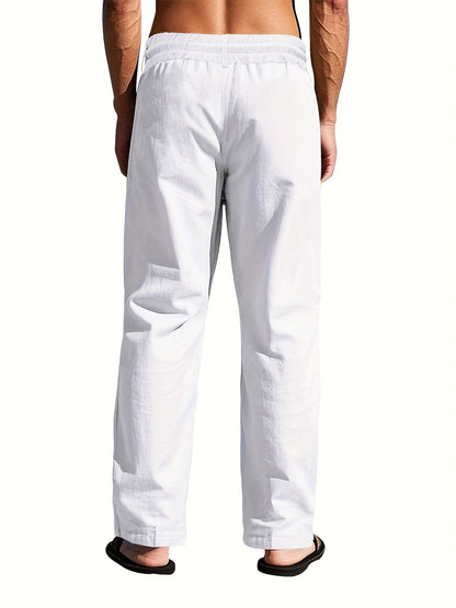 MANSSINO™ | Men's Linen-Blend Drawstring Summer Trousers