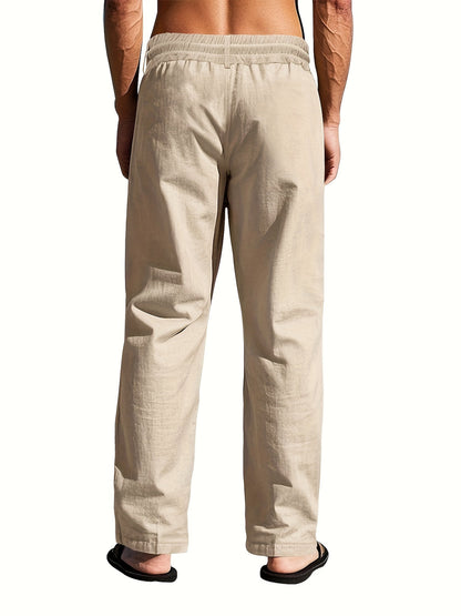 MANSSINO™ | Men's Linen-Blend Drawstring Summer Trousers