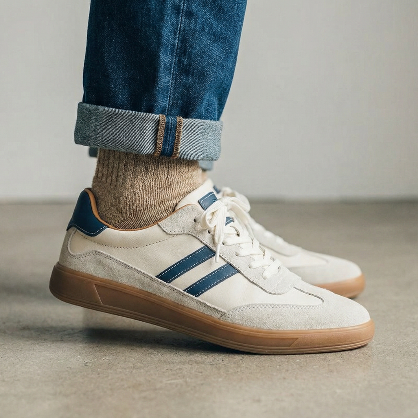 MANSSINO™ | Men's Mesh Panel Walking Sneaker
