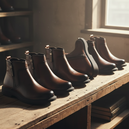 MANSSINO™ | Men's Cowhide Leather Zip Boot