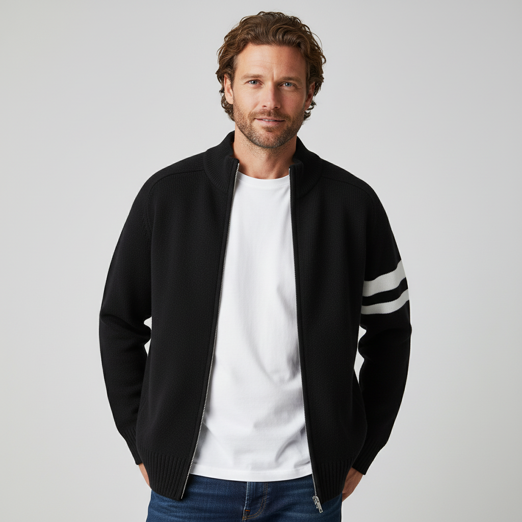 MANSSINO™ | Zip-Up Knit Sweater