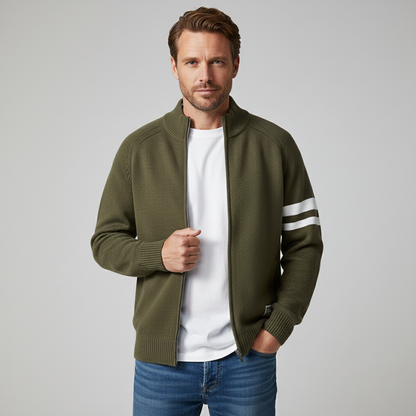 MANSSINO™ | Zip-Up Knit Sweater