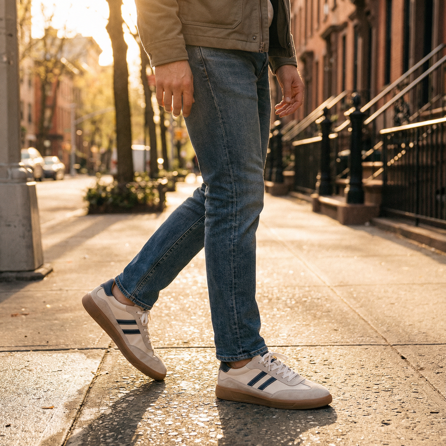 MANSSINO™ | Men's Mesh Panel Walking Sneaker