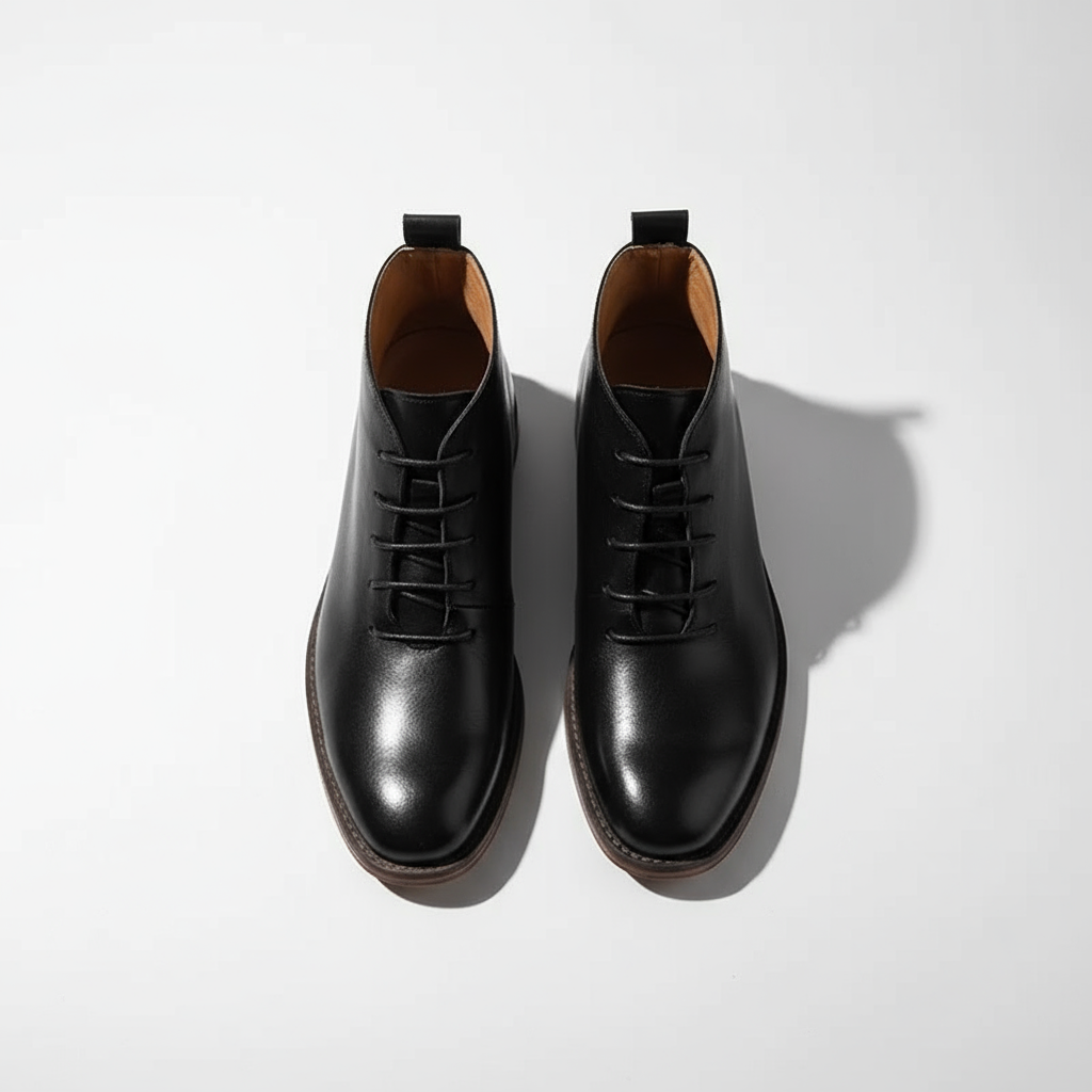 MANSSINO™ | Men's Full-Grain Leather Lace-Up Boot