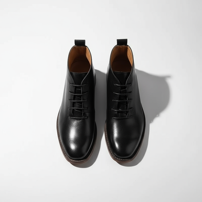 MANSSINO™ | Men's Full-Grain Leather Lace-Up Boot
