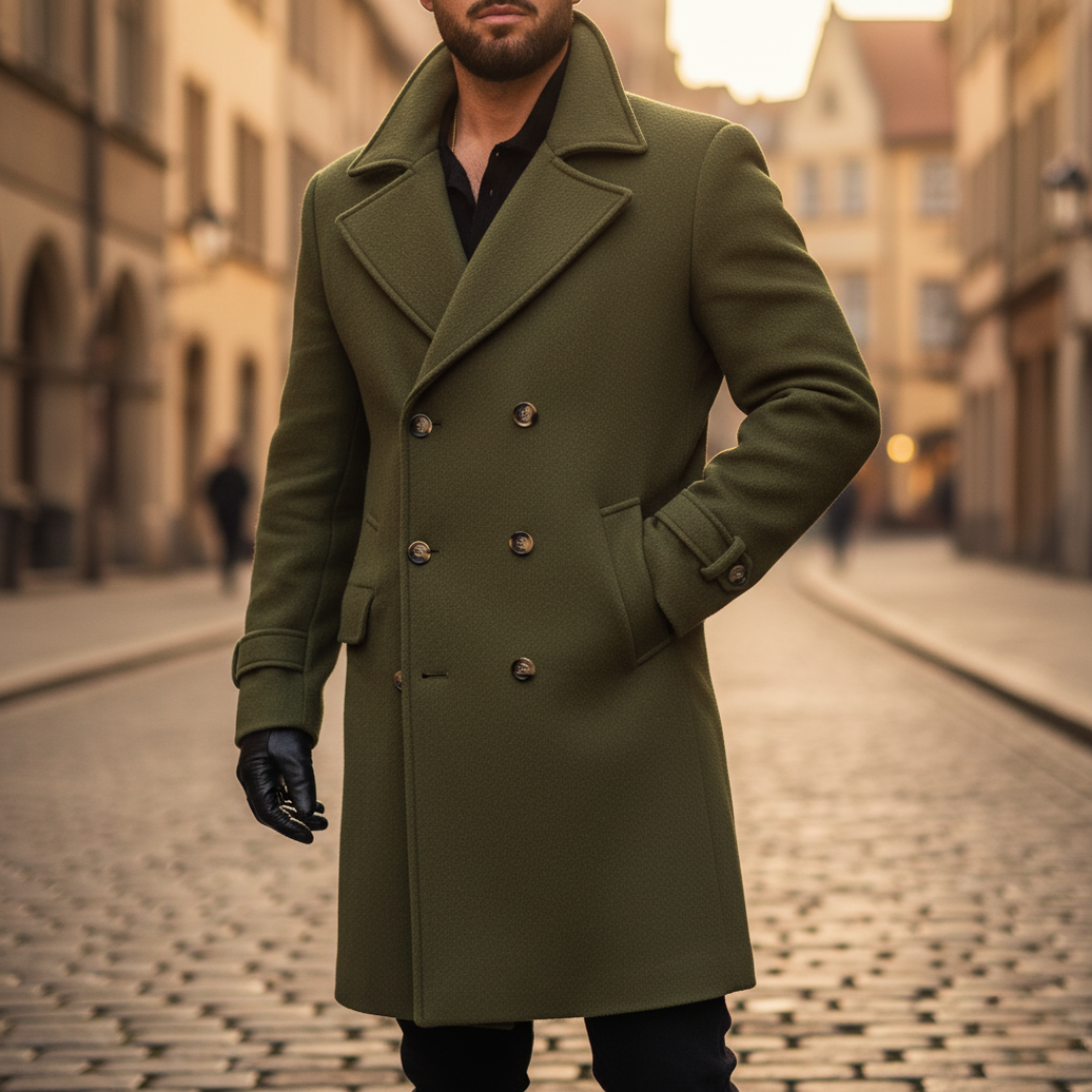 MANSSINO™ | Classic Wool Overcoat