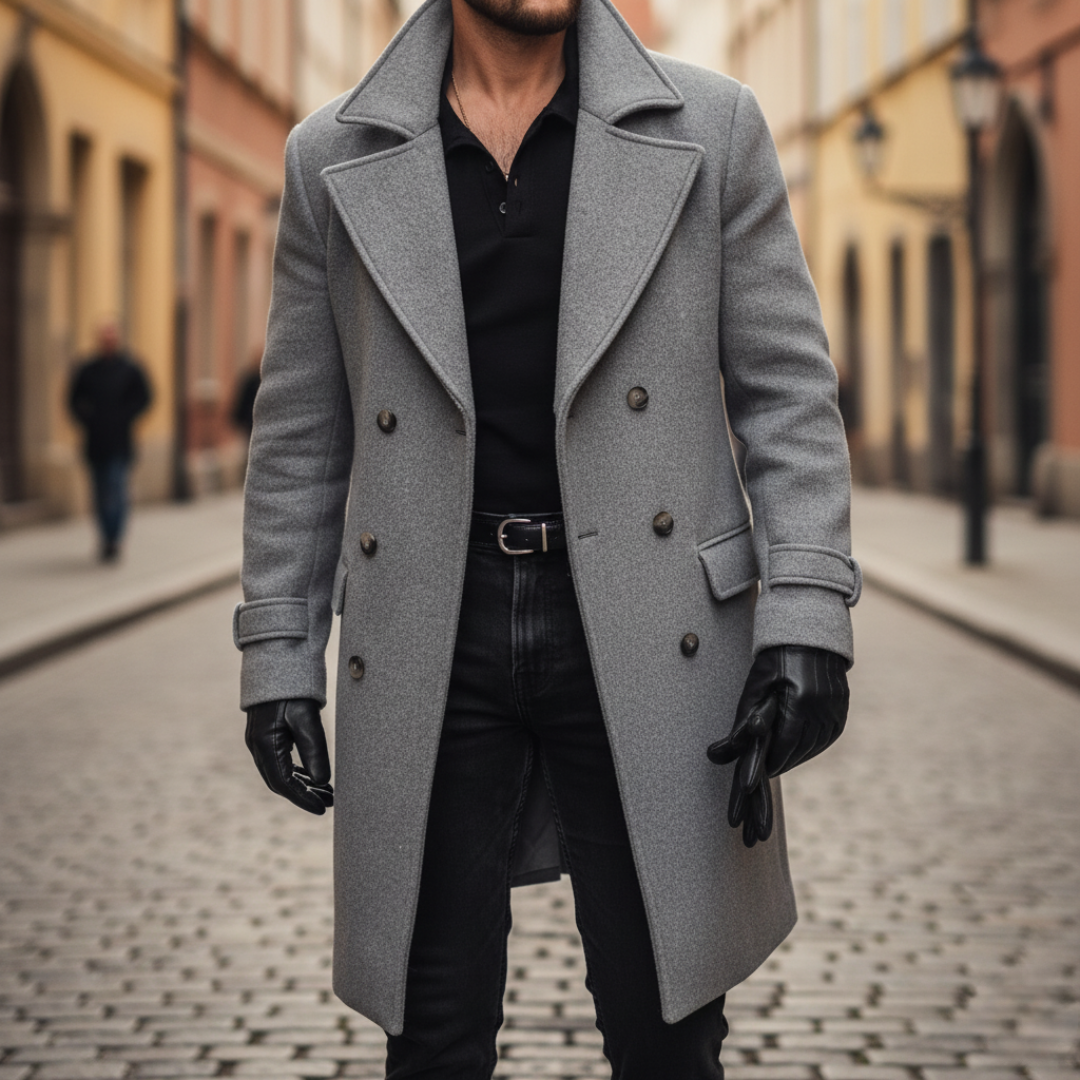 MANSSINO™ | Classic Wool Overcoat