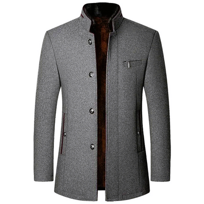 LAURENT MONACO | MANTEAU EN MÉLANGE DE LAINE POUR HOMME