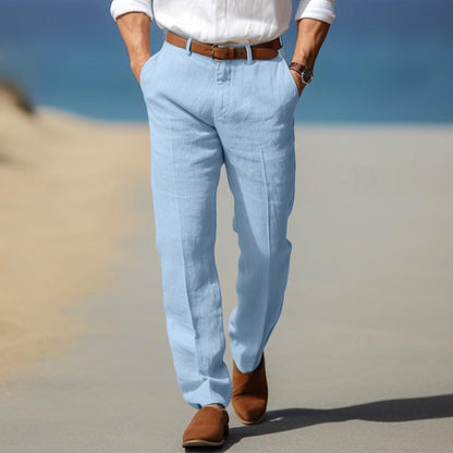 MONVIEL | Mens Premium Linen Trousers