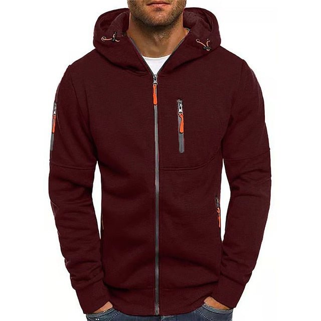 MONVIEL™ | Clean Hooded Zip Jacket
