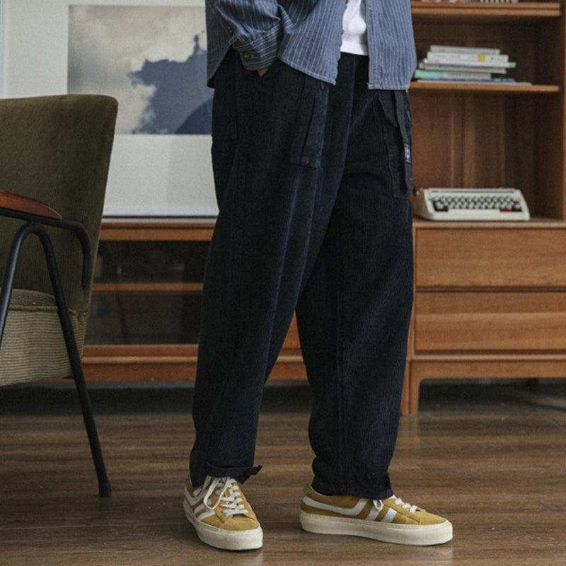 MONVIEL™ | Men's Straight-Leg Corduroy Trousers