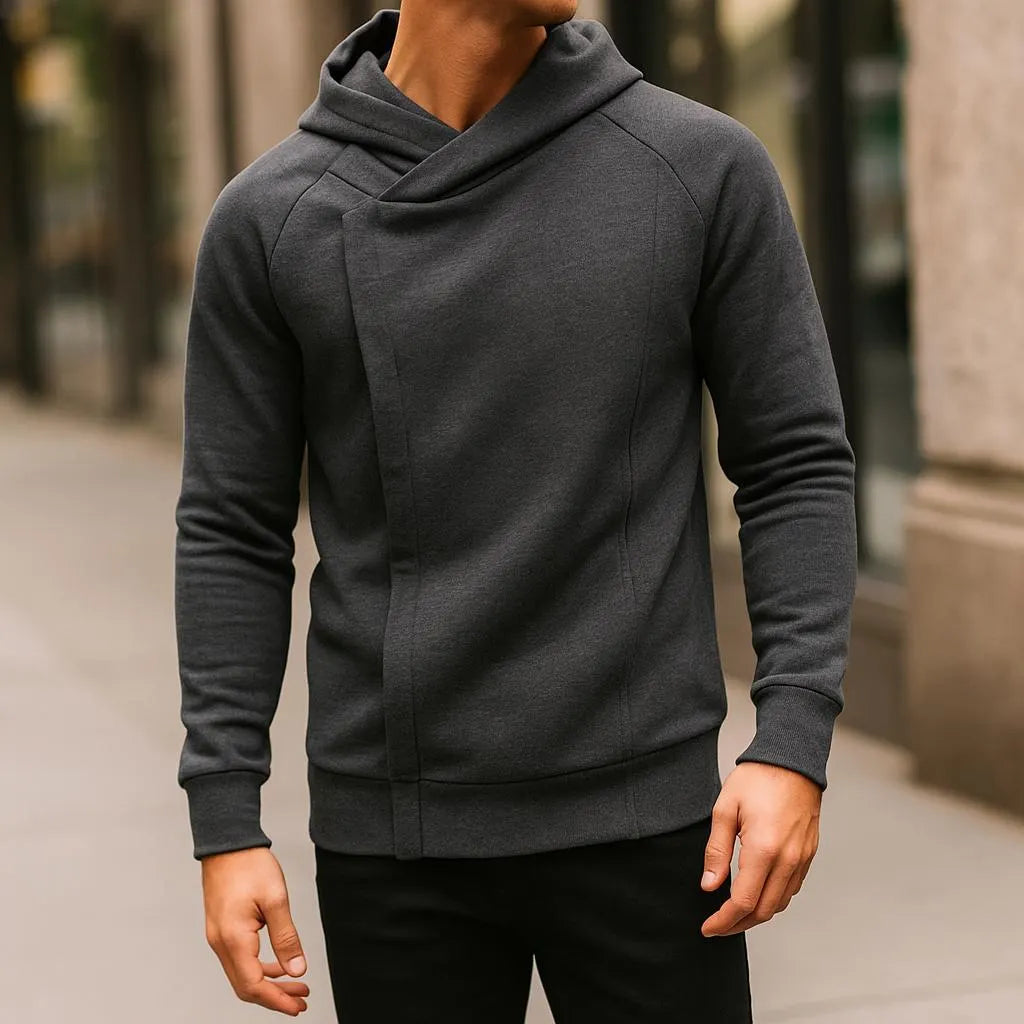 MANSSINO™ | Crossover Zip Architectural Hoodie